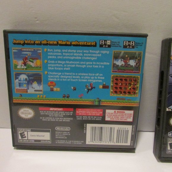 lot of 2 Nintendo DS Super Mario Bros and Sonic Rush video game manual c… - Picture 7 of 8